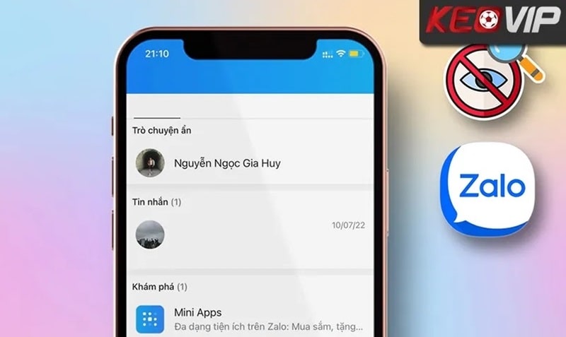 KeoVip cũng hỗ trợ người chơi qua Zalo