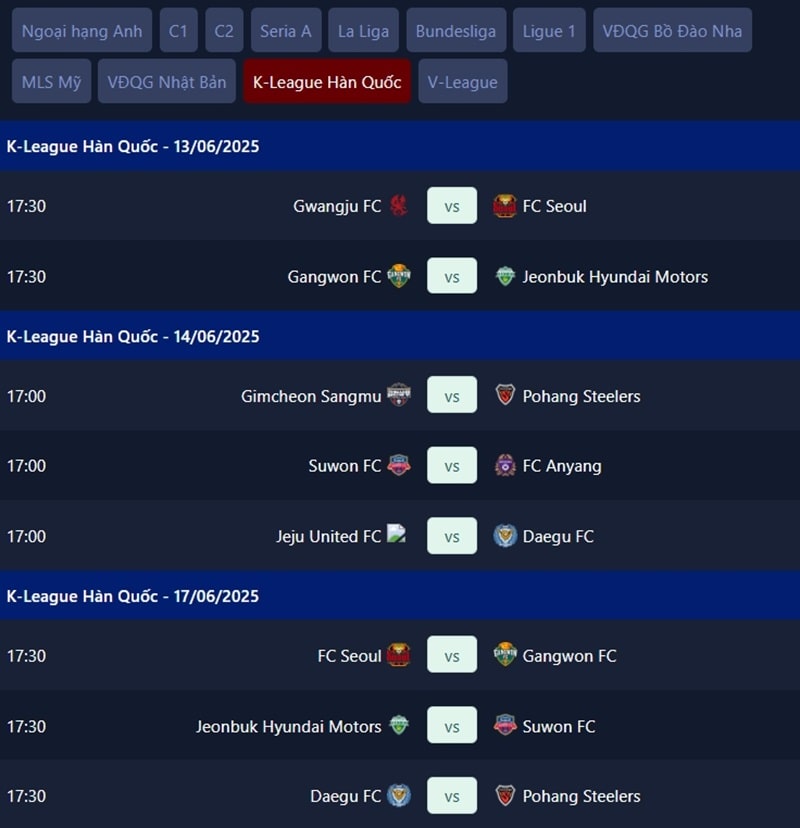 Lịch bóng đá tại Keovip có nhiều chức năng hỗ trợ người chơi cá cược